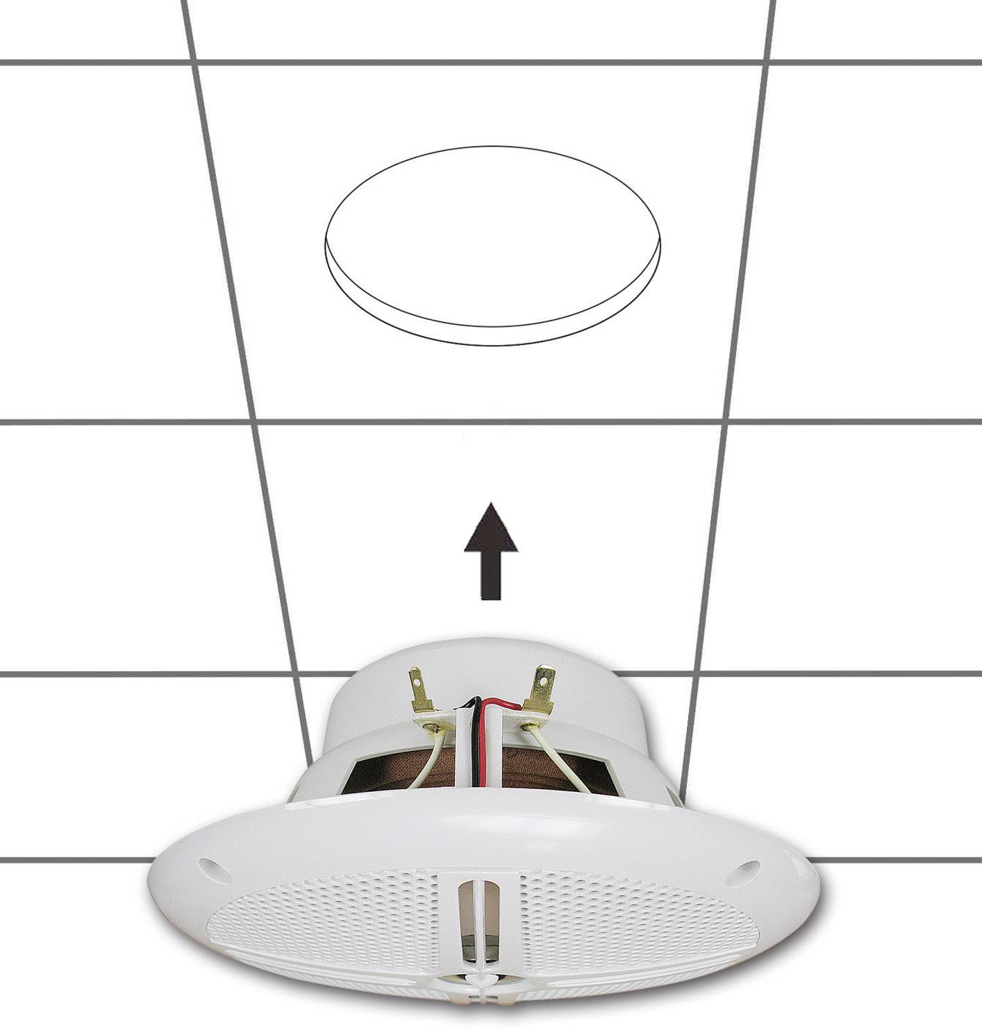 Renkforce MR-62WH Flush mount speaker 110 W 4 Ω White 1 Pair-2