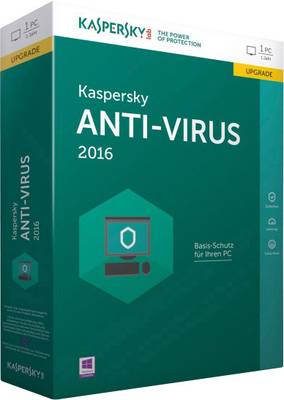 Kaspersky Anti-Virus 2016 Upgrade, 1 licence Windows ...