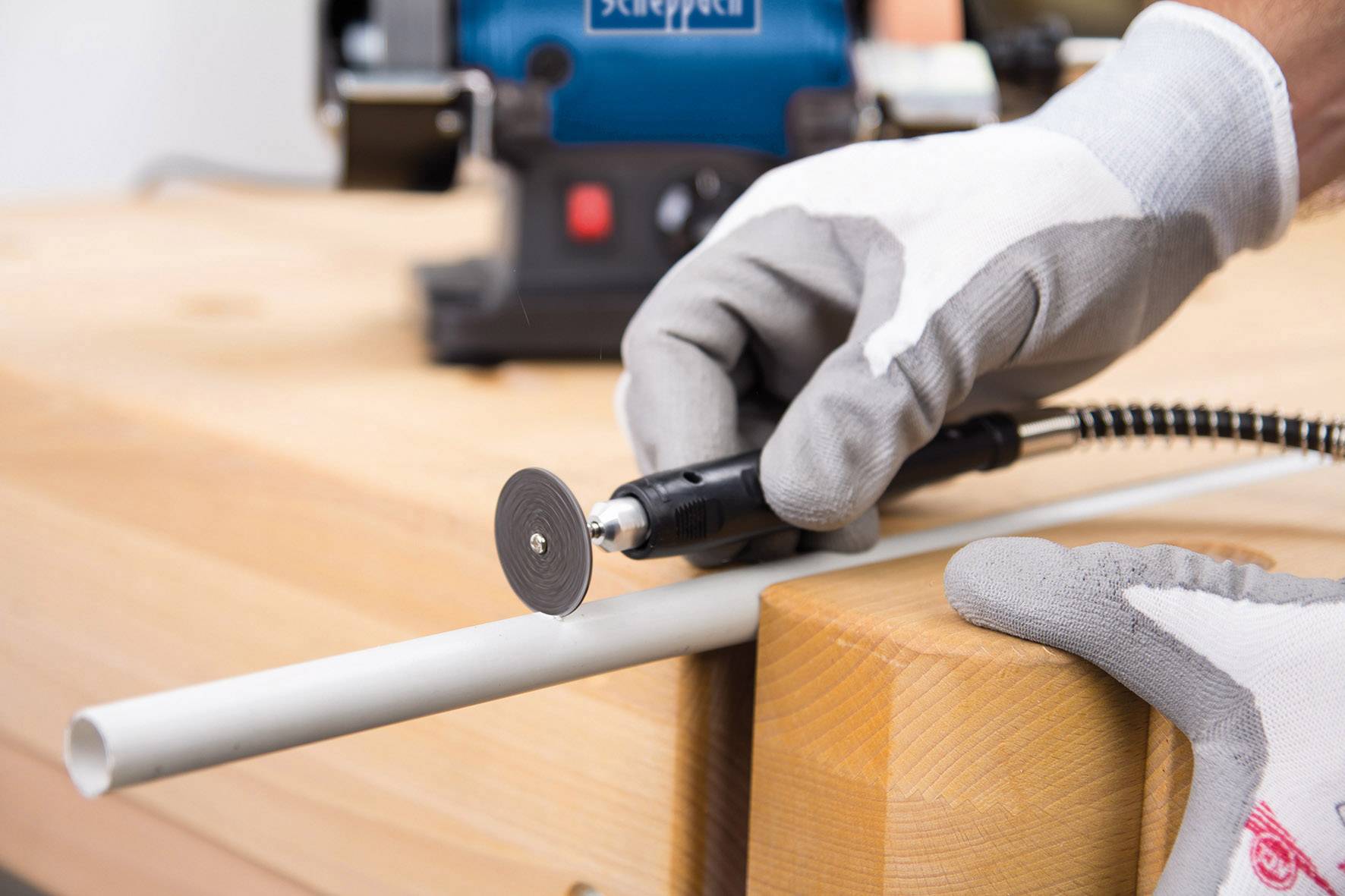 Scheppach HG34 5903106901 Twin wheel bench grinder 120 W 75 mm-5