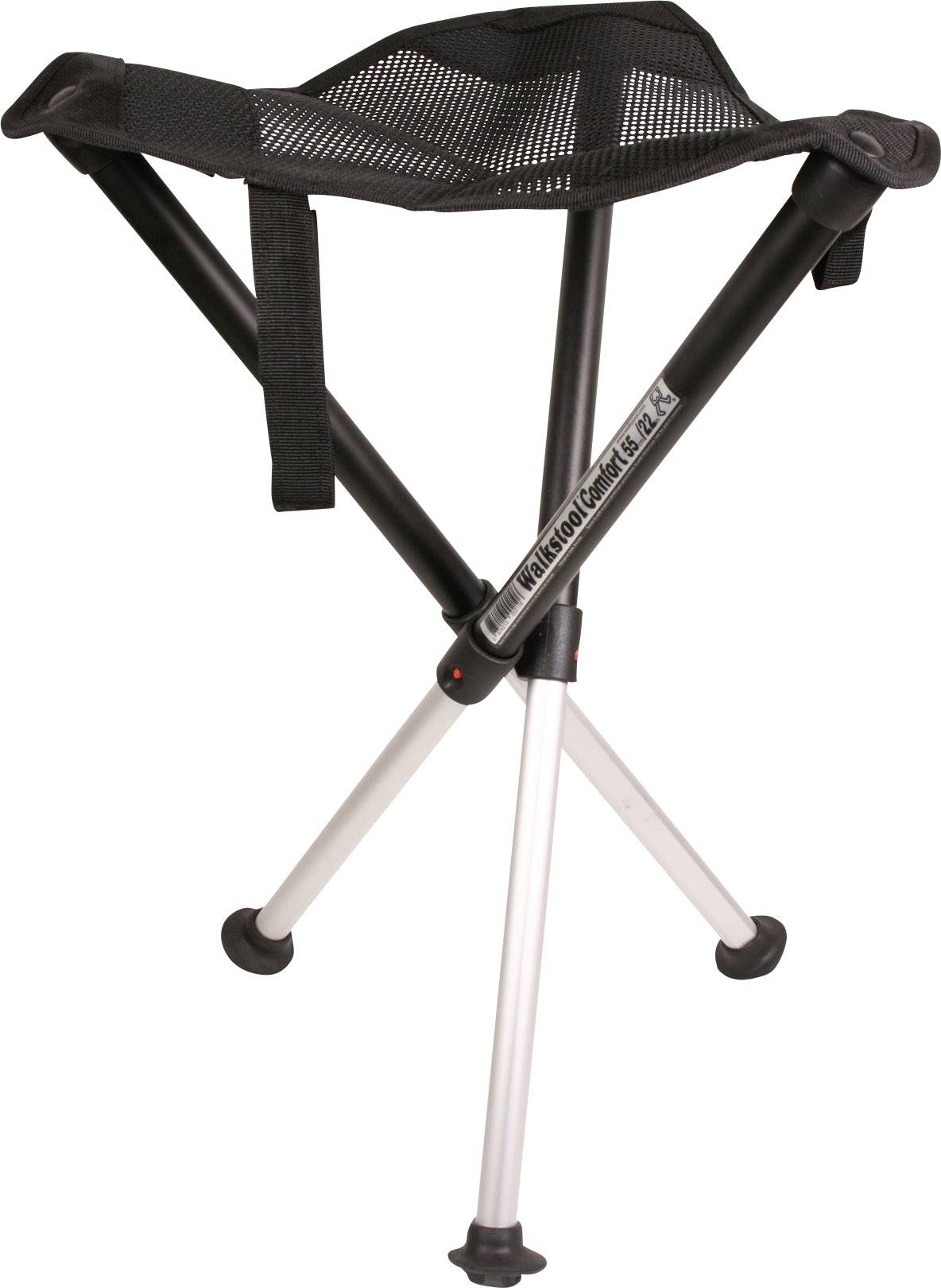 Walkstool Comfort XL Folding chair Black, Silver 63547 Max. load ...
