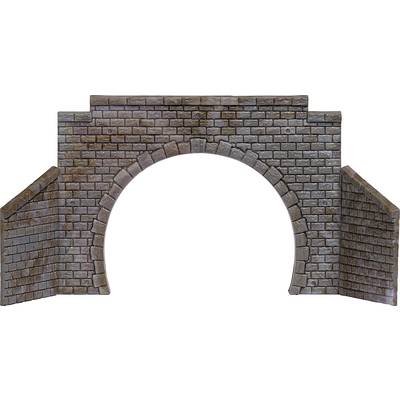 Busch 8198 N Tunnel portal 2-track Assembled
