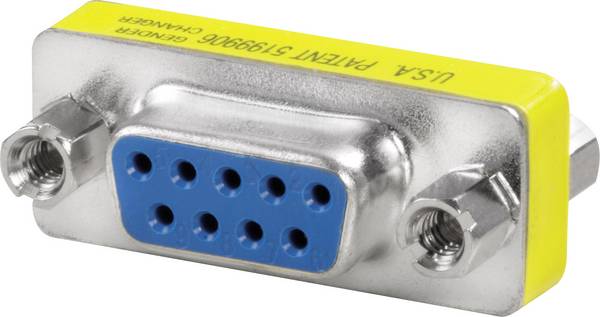 FrontCom® gender changer D-Sub 9-pin, socket/socket IE-FCI-D9-FF Weidmüller Content: 1 pc(s)