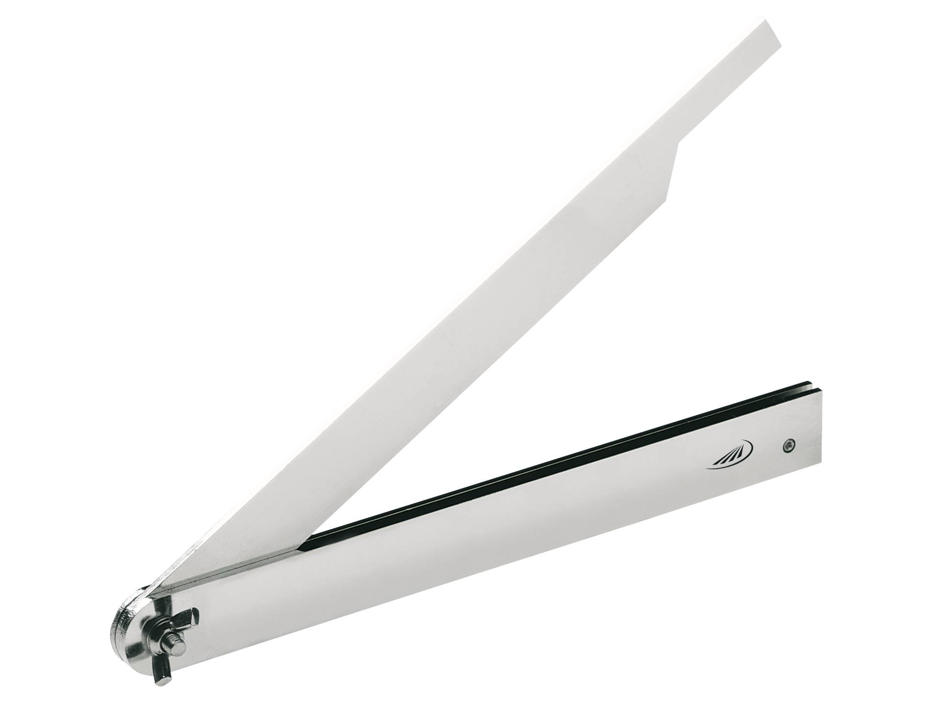 HELIOS PREISSER Metallschmiege 200x20x8mm 3-tlg. mit Fluegelmutter 0396432 Bevel gauge 200 mm