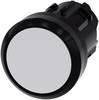 Siemens 3SU10000AB600AA0 3SU1000-0AB60-0AA0 Pushbutton Planar, Front ring (PVC) White 1 pc(s)