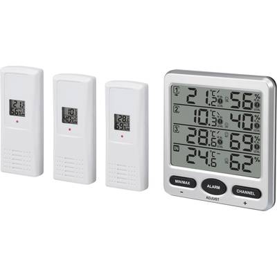 Renkforce  Wireless thermo-hygrometer Silver