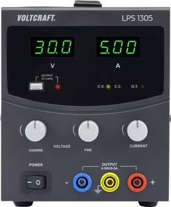 VOLTCRAFT LPS1305 Bench PSU (adjustable voltage)  0 - 30 V DC 0 - 5 A 150 W   No. of outputs 1 x