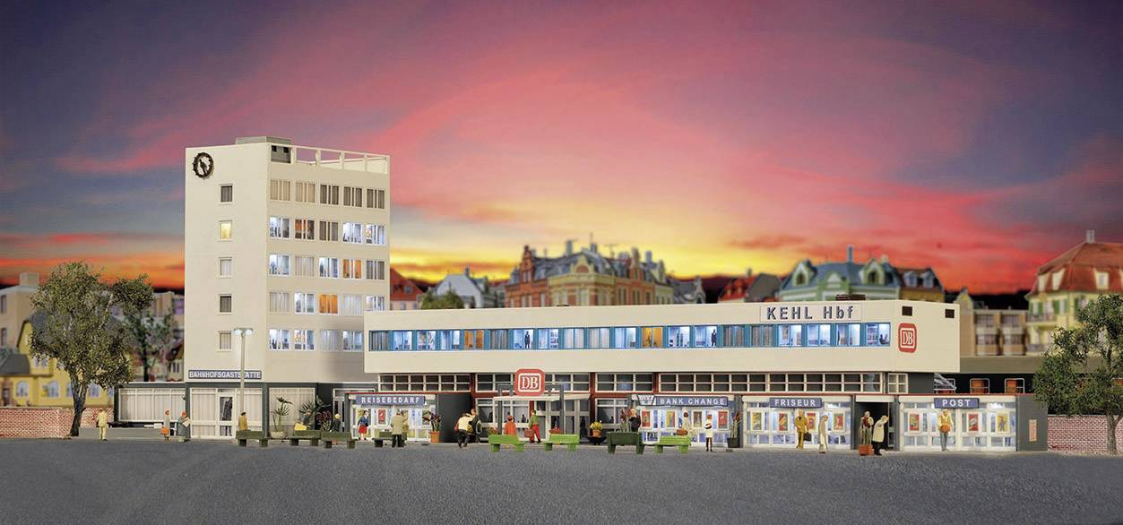 Kibri 39514 H0 Train station Kehl