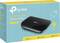 'TP-Link 5-Port Gigabit Desktop Switch' on the packaging. Yellow box with technical details and sustainability symbols.
