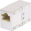 Renkforce RJ45 Networks Adapter CAT 5e [1x RJ45 socket - 1x RJ45 socket] White