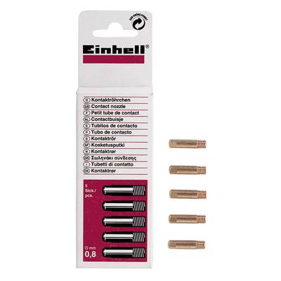Einhell 1576200 Contact tube 0.6 mm, 5 pcs. Inert Gas Accessories 