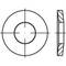 Technical drawing of a cylindrical part, with front and side views. Shows central bore and cross-section.<br><br>Translation:<br>Technical drawing of a cylindrical component, with front and side elevations. Displays central bore and cross-sectional view.