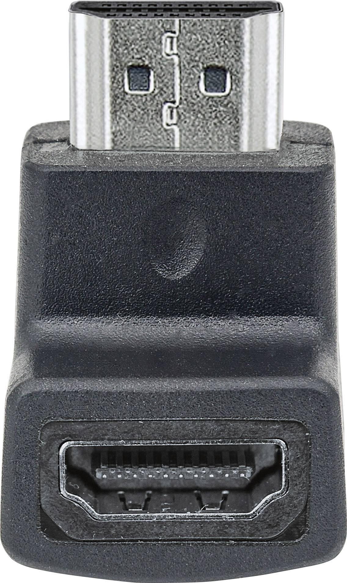 Manhattan 353519 HDMI Adapter [1x HDMI plug - 1x HDMI socket] Black gold plated connectors 0.00 m-2