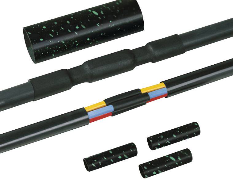 HellermannTyton 380-04006 LVK-5x1.5-16 PO-X BK Heatshrink w/o screw connectors Cable Ø range: 12 - 48 mm Content: 1 pc(s)