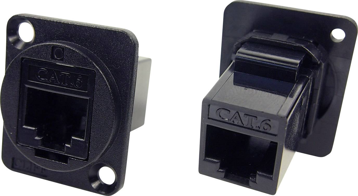 XLR Adapter UTP RJ45 CAT6 RJ45 CAT 6 Adapter, built-in CP30222 CP30222 Cliff Content: 1 pc(s)