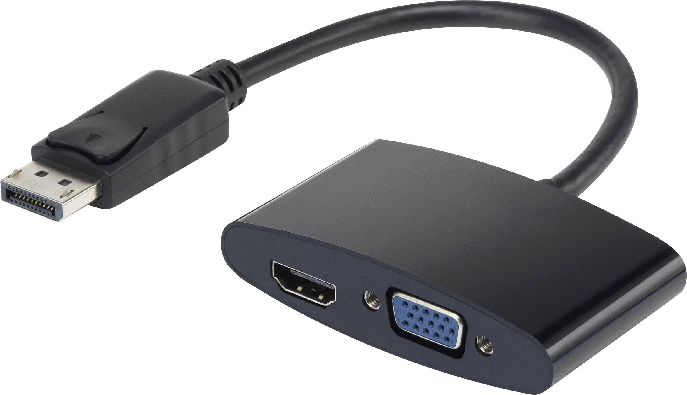 Renkforce RF-4149756 DisplayPort / HDMI / VGA Adapter [1x DisplayPort ...