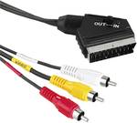 Hama Video cable SCART plug - 3 phono plugs, 1.50 m