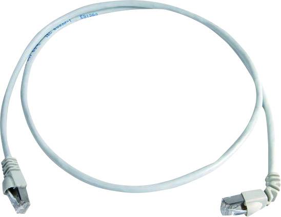 Telegärtner L00002A0180 RJ45 Network cable, patch cable CAT 6A S/FTP 3.00 m White Flame-retardant, Halogen-free 1 pc(s)-0