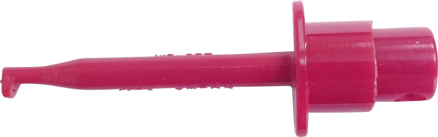 VOLTCRAFT Alligator clip Soldering CAT I Red