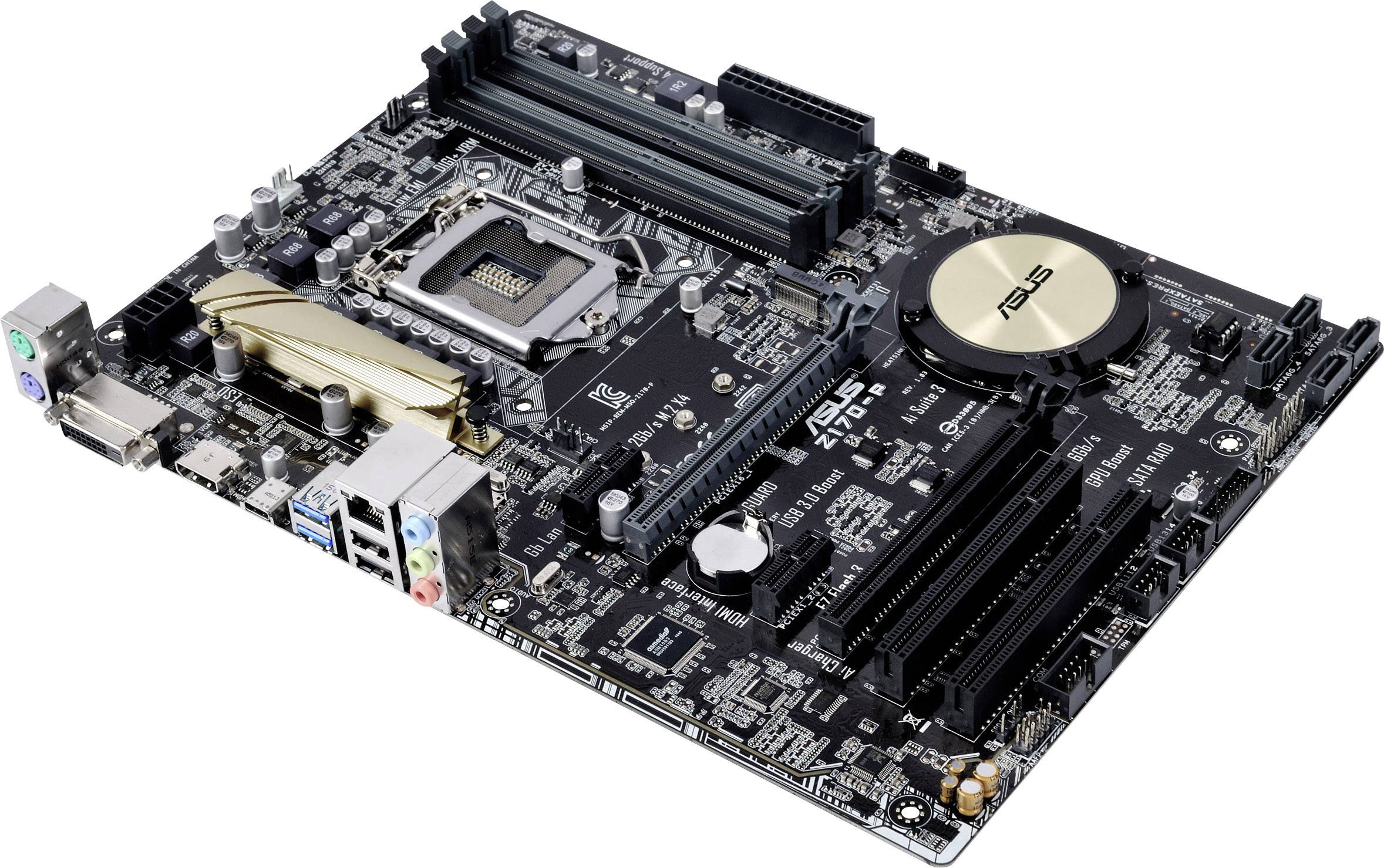Asus Z170 P Motherboard PC Base Intel 1151 Form Factor ATX Motherboard Chipset Intel Z170 