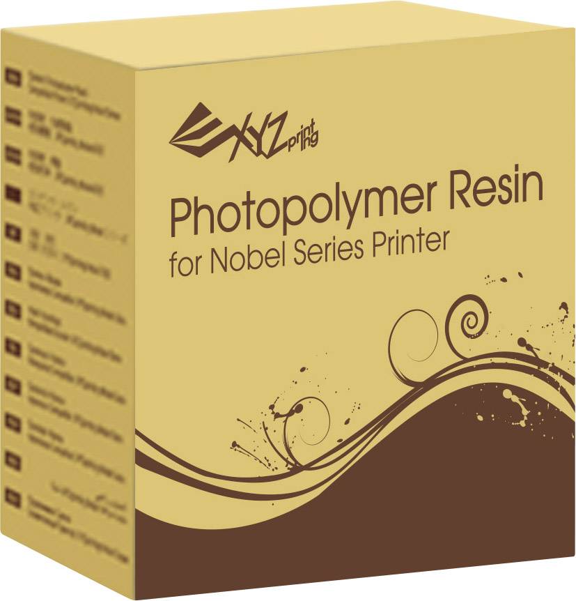 XYZprinting Photopolymer resin 1 l Transparent