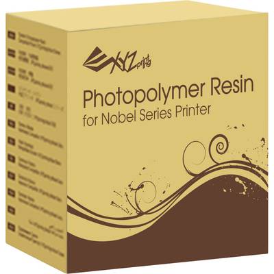 XYZprinting RUGNRXTW00G Nobel Resin Clear 2 x 500 ml Photopolymer Photopolymer resin    Transparent  1 l