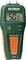 A green moisture metre with an orange handle displays a reading of 50.0% on the digital display.