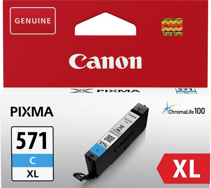 Canon Ink cartridge CLI-571C XL Original Cyan 0332C001