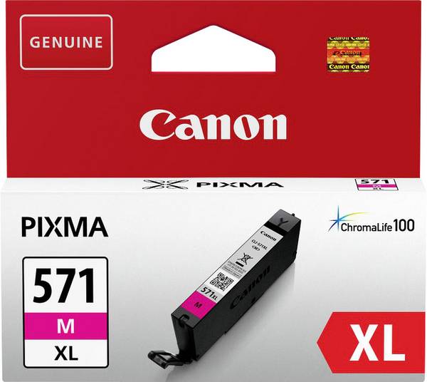 Canon Ink cartridge CLI-571 MXL Original Magenta 0333C001