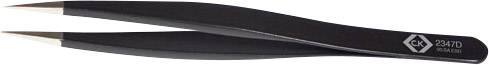 C.K T2347D ESD Tweezers 00 SA-ESD Pointed, flat 120 mm