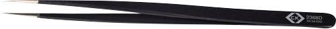 C.K T2368D ESD Tweezers SS SA-ESD Pointed, slim, extra fine 140 mm