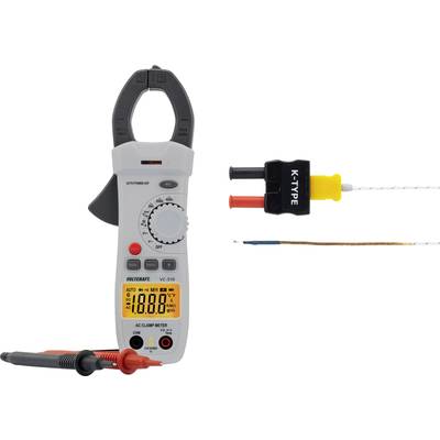 VOLTCRAFT VC-519 Clamp meter Calibrated to (ISO standards) Digital  CAT III 600 V Display (counts): 2000
