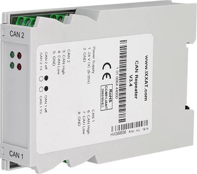 Can Repeater Can Bus Ixxat 1 01 0064 44000 Operating Voltage 12 V Dc 24 V Dc Conrad Com