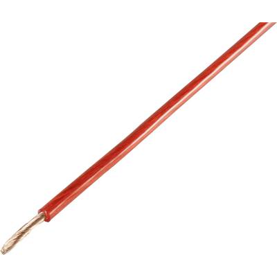 TRU COMPONENTS 1568967 Earth cable 1 x 4 mm² Red 5 m-0
