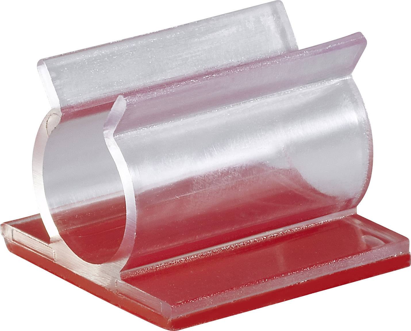 TRU COMPONENTS 93014c469a Cable mount Self-adhesive 1386635 Bundle Ø range 9.50 mm (max) Transparent 1 pc(s)