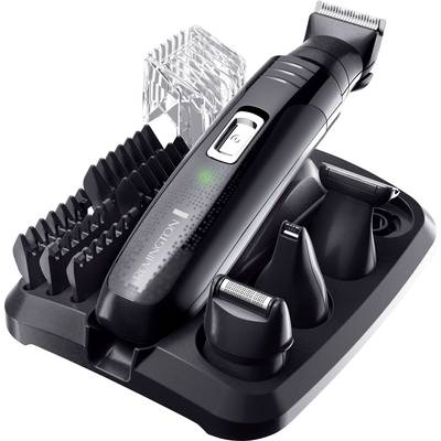 Remington PG6130 GroomKit Body hair trimmer, Hair clipper, Beard trimmer Washable Black