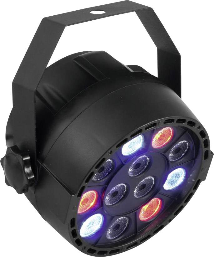 Eurolite LED PARTY SPOT LED PAR stage spotlight No. of LEDs (details): 12 x 1 W Black