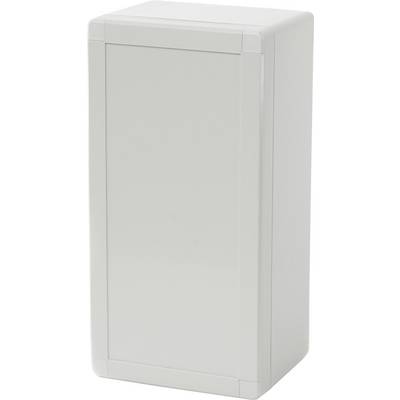 A rectangular grey waste bin with a smoothly closed lid, suitable for indoor or outdoor use.