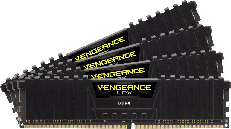 Corsair PC RAM kit Vengeance ® LPX CMK16GX4M4A2133C13 16 GB 4 x 4 GB DDR4 RAM 2133 MHz CL13 15-15-28