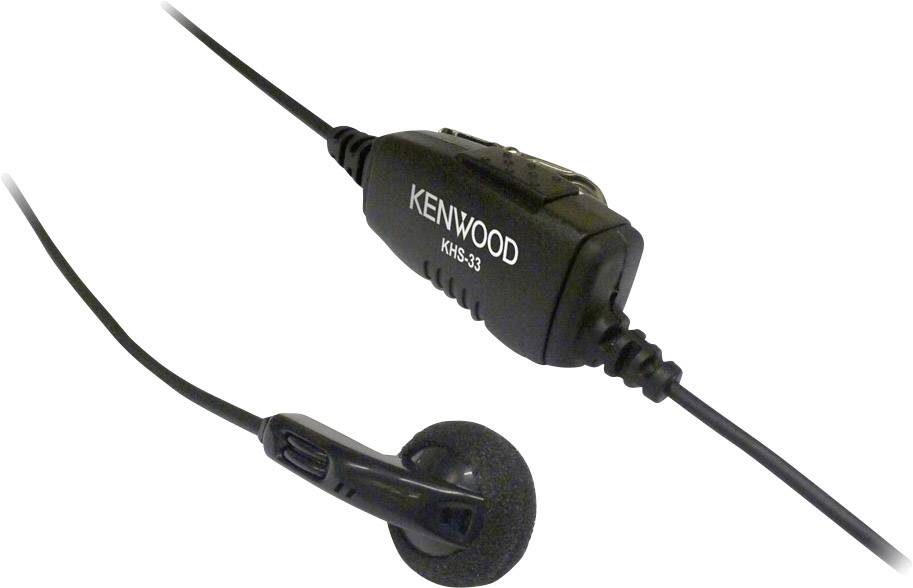 Kenwood Heatset Kenwood Electronics KHS-33 - Monophon - im Ohr - Schwarz - Verkabelt - 3,5 mm (1 KHS-33