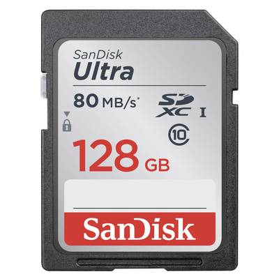 SanDisk Ultra® SDXC card  128 GB Class 10, UHS-I 
