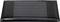 Rectangular, black solar panel with parallel white lines forming uniform sections. Suitable for small devices.
