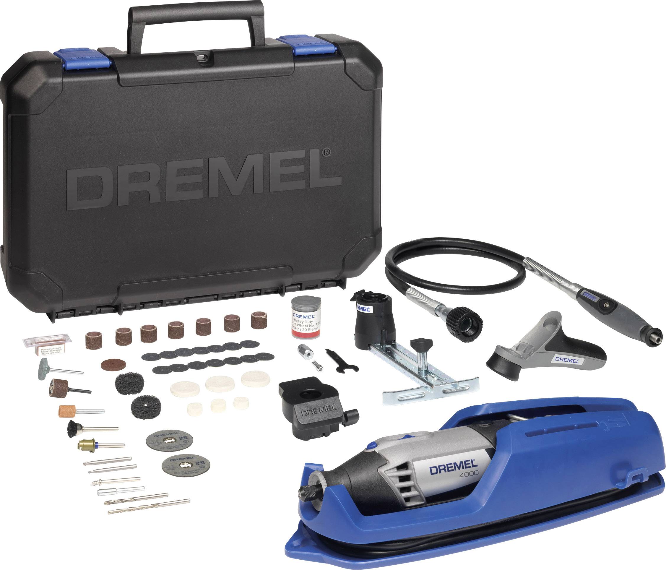 Dremel 4000-4/65 F0134000JP Multifunction tool incl. accessories, incl.  case 73-piece 175 W