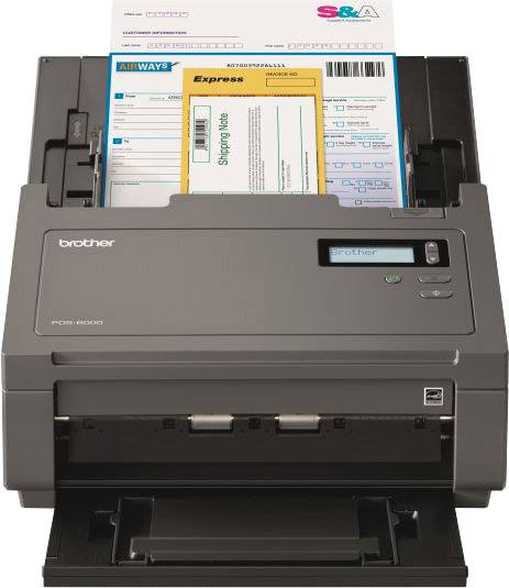 Brother PDS-6000 Duplex document scanner A4 600 x 600 dpi 80 pages/min, 160 IPM USB-0