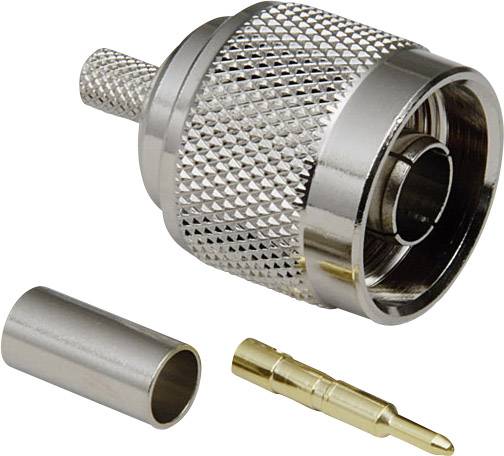 TRU COMPONENTS 1579550 N connector Plug, straight 1 pc(s)