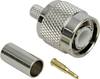 TRU COMPONENTS 1579237 TNC connector Plug, straight 50 Ω 1 pc(s)