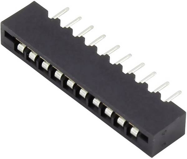 Connfly Socket housing PCB Total number of pins 3 Contact spacing: 2.54 mm DS1020-03ST1D 1 pc(s)