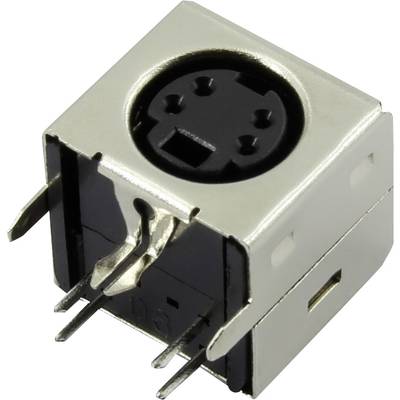Mounted Mini DIN socket  Pins: 4 Connfly Content: 1 pc(s)