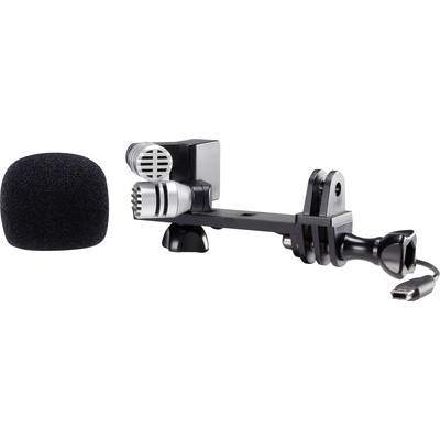 Renkforce GM-01  Camera microphone Transfer type (details):Corded incl. clip, incl. pop filter