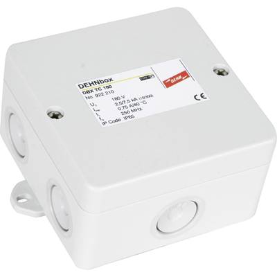 DEHN 922210 DBX TC 180 Surge protection terminal box  Surge protection for: DSL (RJ45), ISDN (RJ45), Phone/fax (RJ11) 15