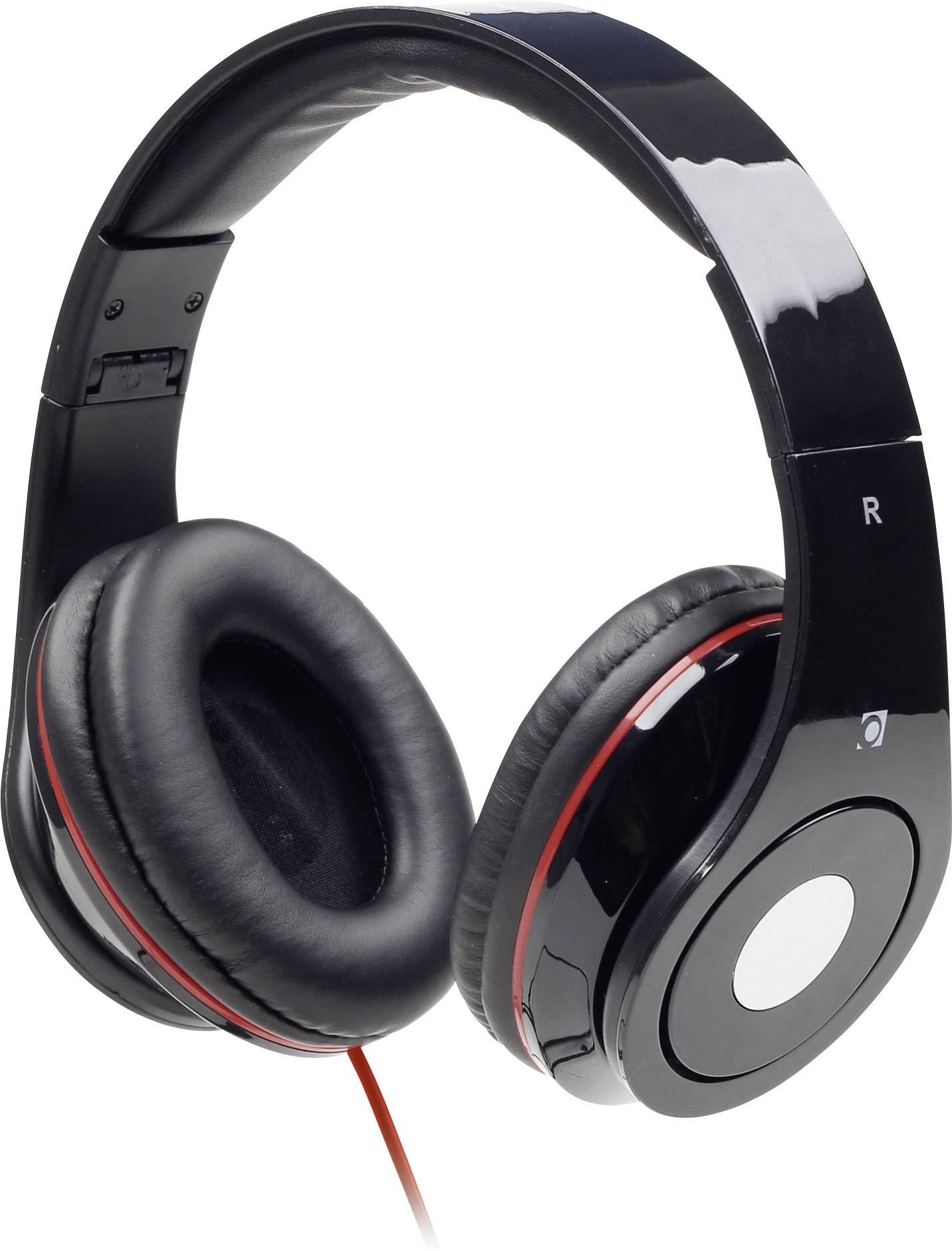 Gembird Detroit On-ear headphones Corded (1075100) Black Foldable, Headset
